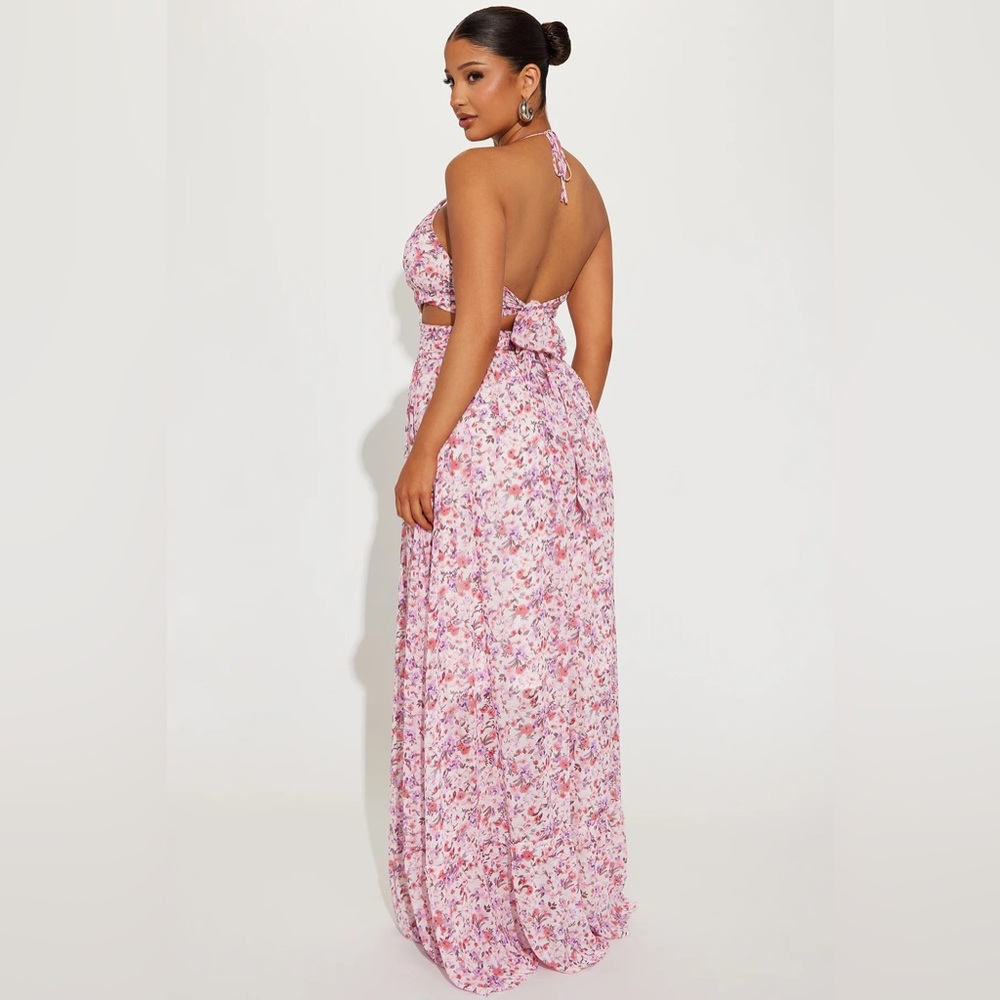 NWT Fashion Nova Floral Maxi Dress - Picture 3 of 8
